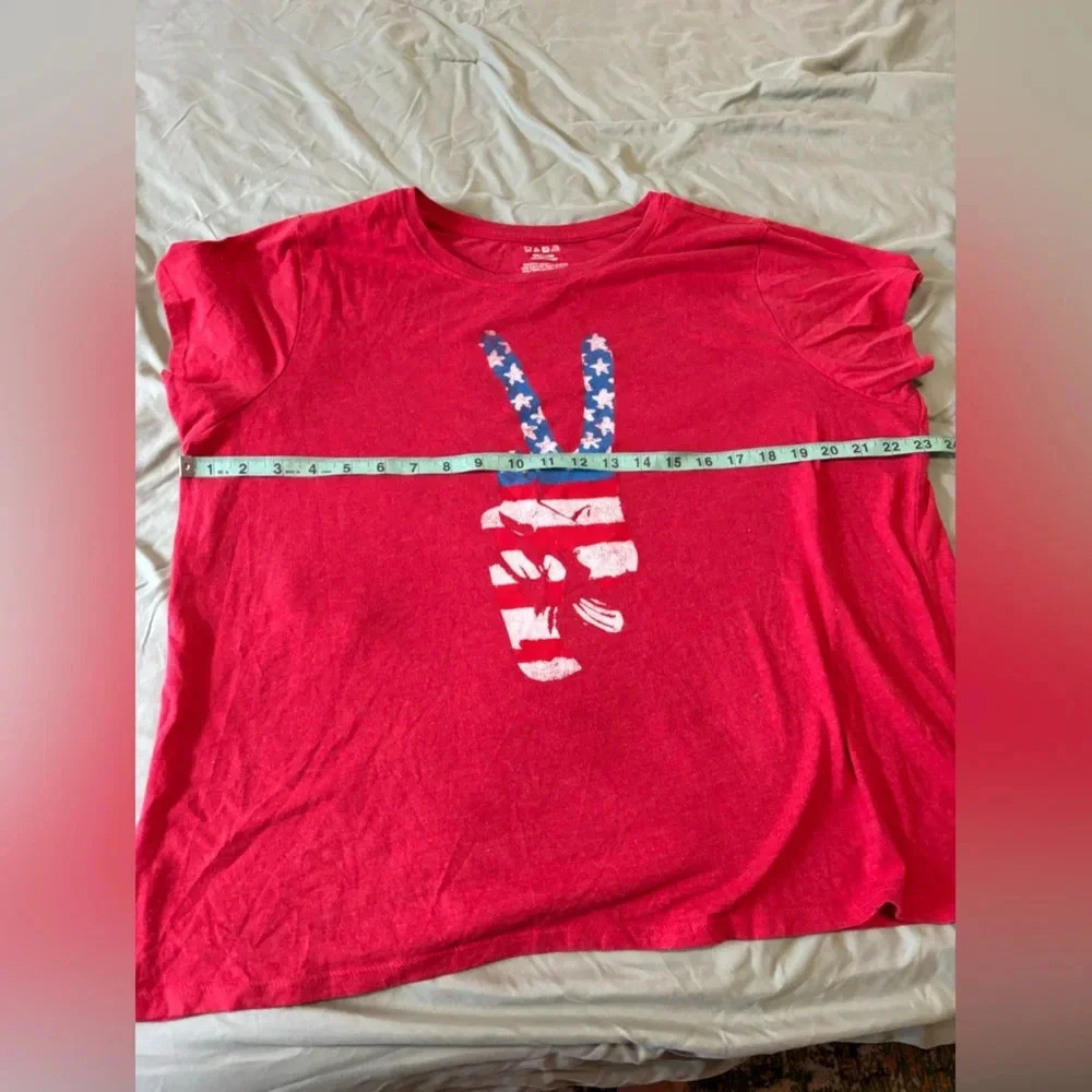 American peace sign sleeveless 2XL - Picture 6 of 9